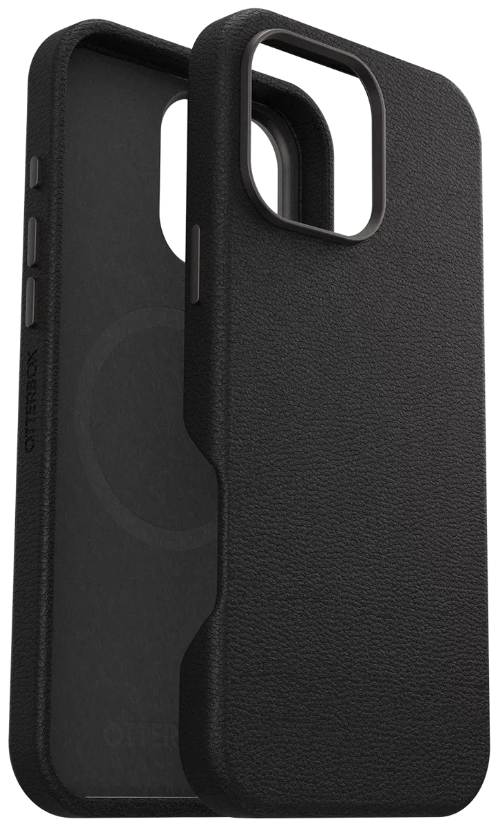 OtterBox Symmetry Cactus Leather - iPhone 16 Pro Max - Noir Ash (Black)