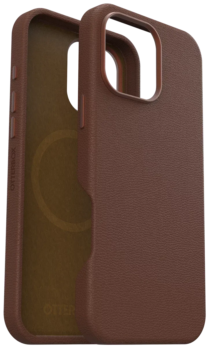 OtterBox Symmetry Cactus Leather - iPhone 16 Plus - Rich Adobe (Brown)