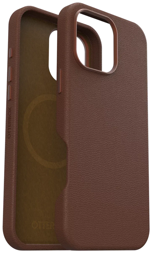 OtterBox Symmetry Cactus Leather - iPhone 16 Pro Max - Rich Adobe (Brown)