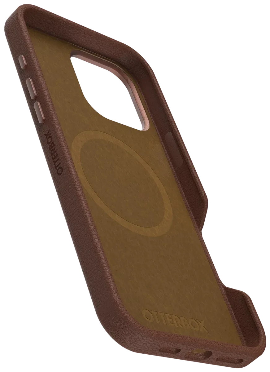 OtterBox Symmetry Cactus Leather - iPhone 16 Plus - Rich Adobe (Brown)