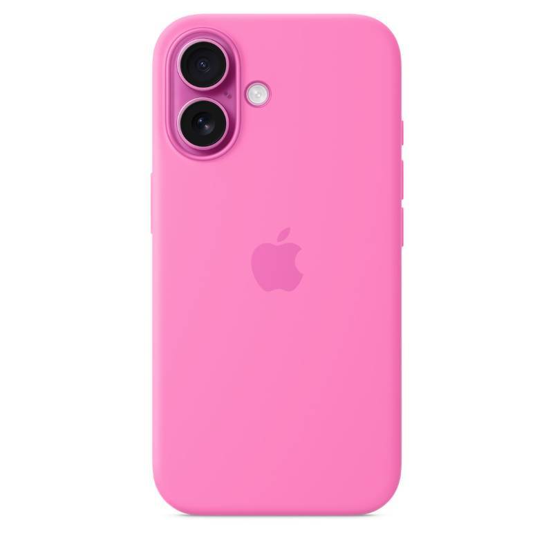 iPhone 16 Plus Silicone Case with MagSafe – Peony