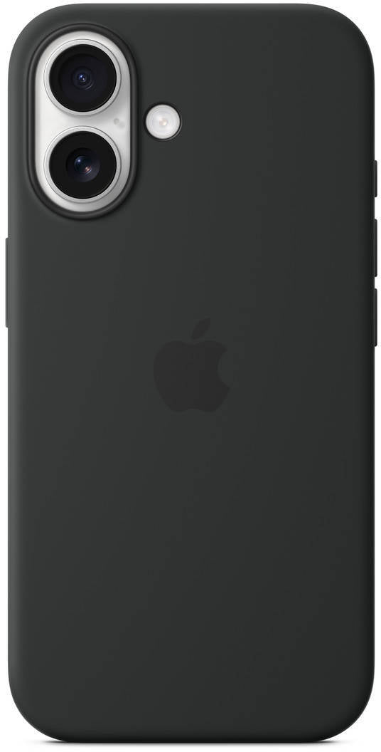 iPhone 16 Silicone Case with MagSafe - Black