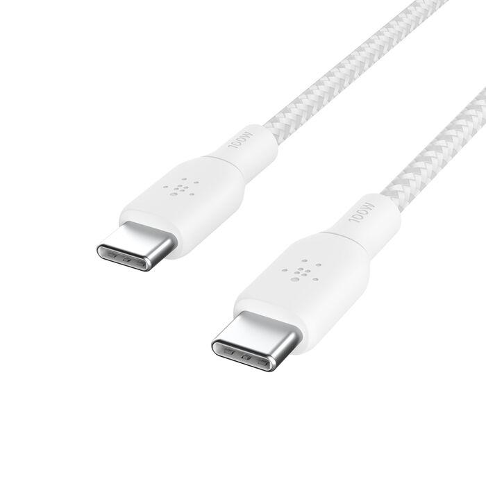 BOOST CHARGE™ USB-C to Lightning Cable, Braided, 1M, White
