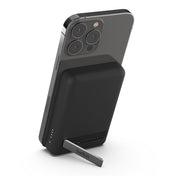 BOOST CHARGE™ Magnetic Wireless Powerbank with kick stand 5,000 mAh Black