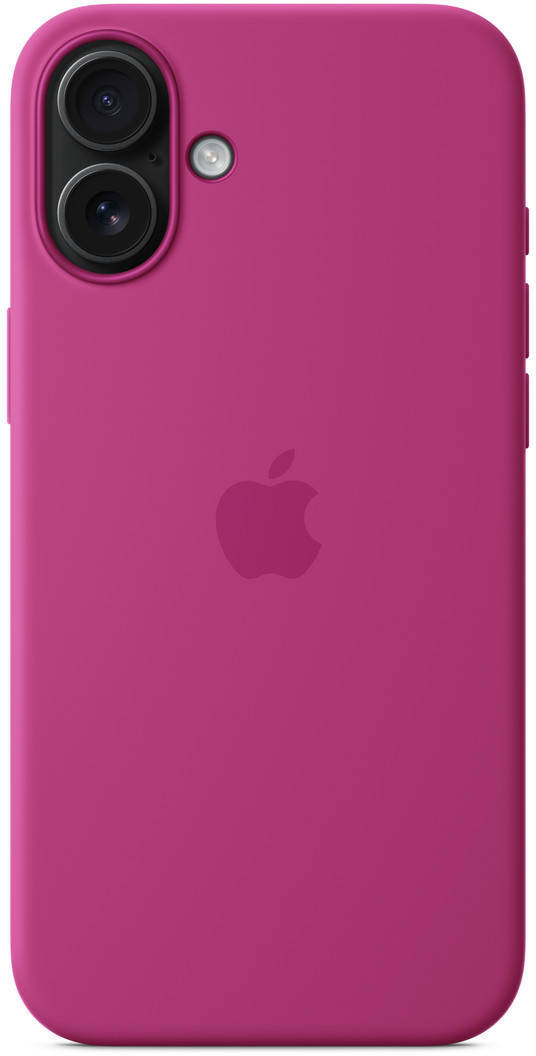 iPhone 16 Plus Silicone Case with MagSafe - Fuchsia
