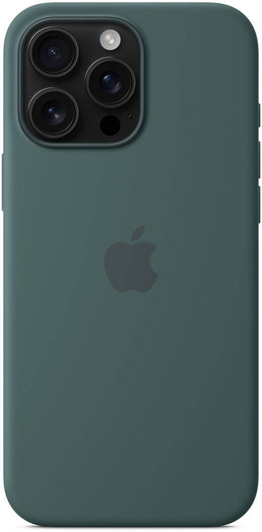 iPhone 16 Pro Max Silicone Case with MagSafe - Lake Green