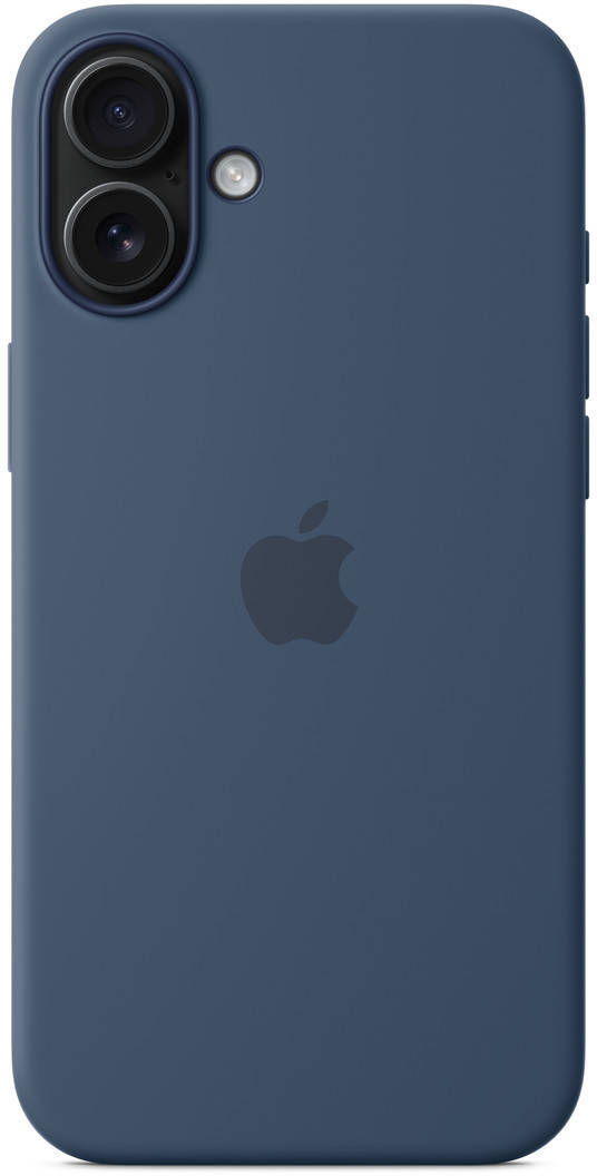 iPhone 16 Plus Silicone Case with MagSafe - Denim