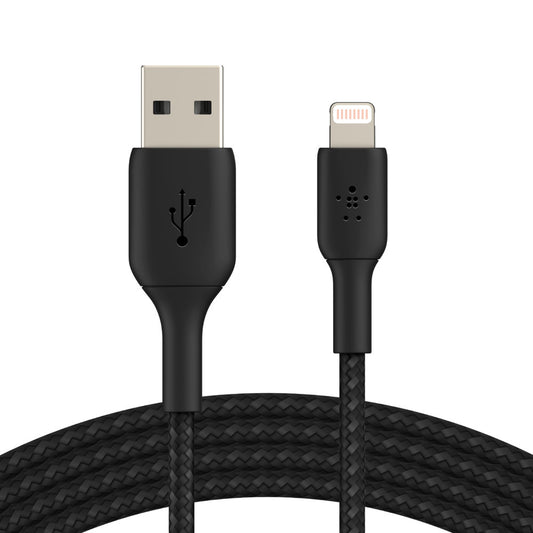Belkin Boost Charge Braided Lightning Cable - 1m - Black