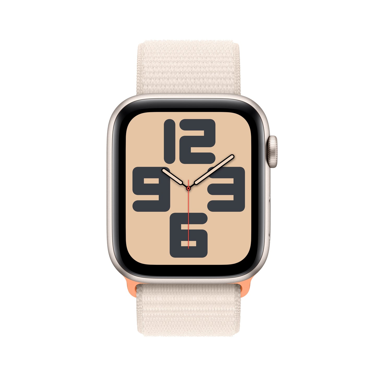 Apple Watch SE - 44mm - Starlight with Starlight Sport Loop