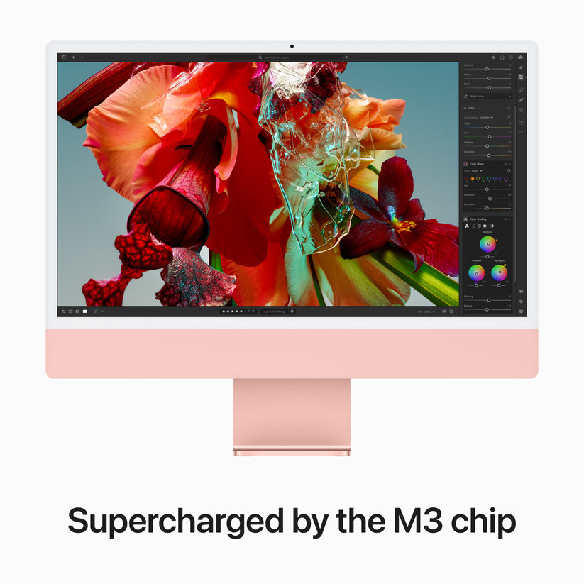 Apple 24-inch iMac - M3 chip with 8‑core CPU / 10‑core GPU - 512GB - Pink