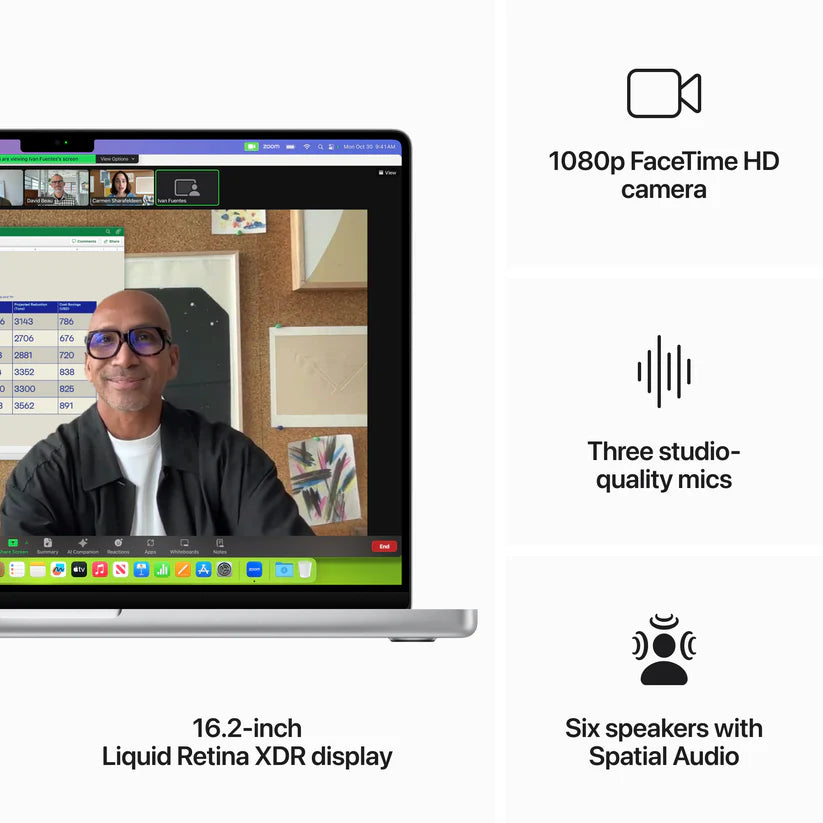 Apple 16-inch MacBook Pro - M3 Max chip with 16‑core CPU / 40‑core GPU - 1TB - 48GB RAM - Silver
