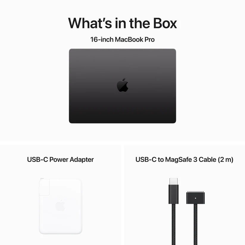 Apple 16-inch MacBook Pro - M3 Max chip with 16‑core CPU / 40‑core GPU - 1TB - 48GB RAM - Space Black