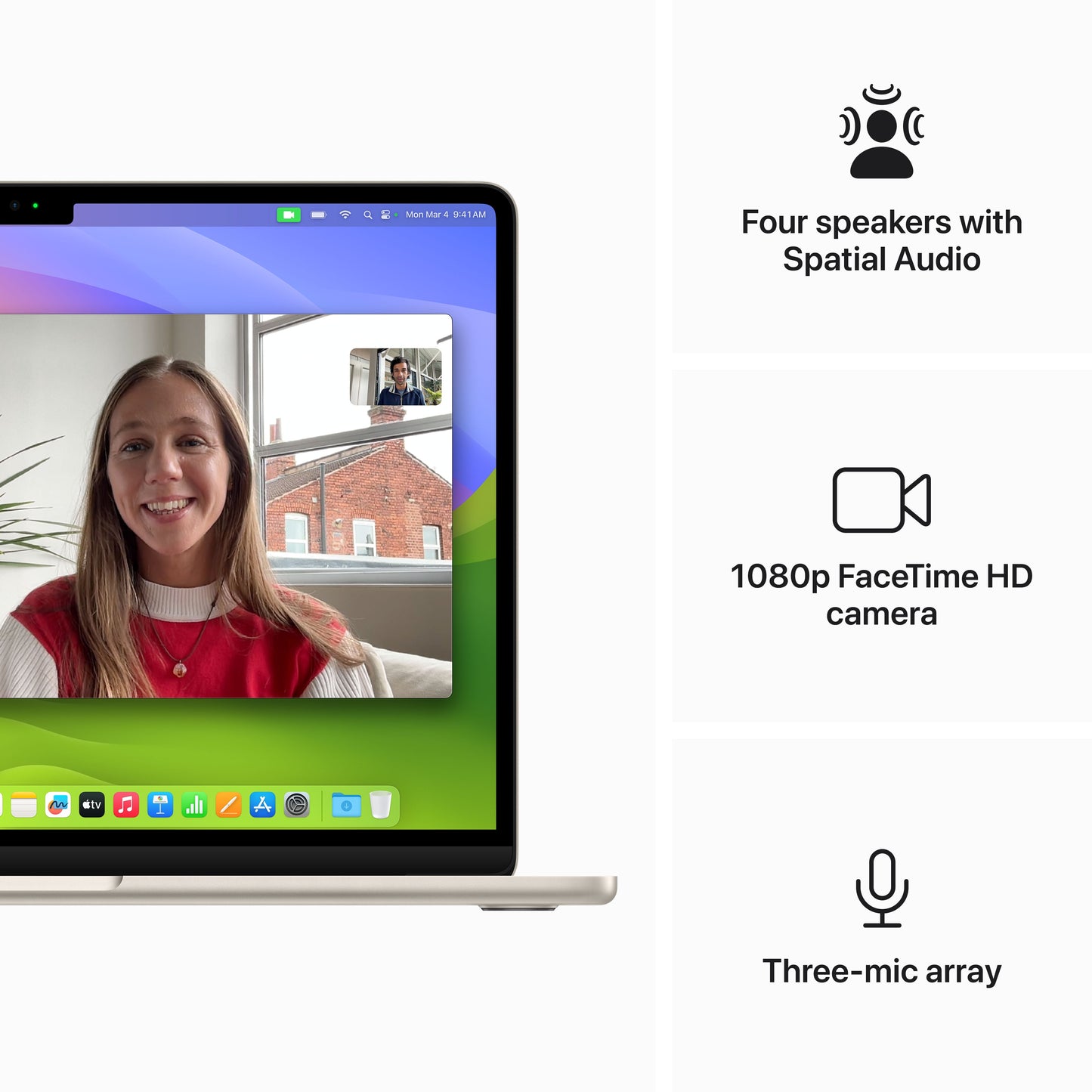 13-inch MacBook Air - M3 chip - 8-core CPU / 10-core GPU - 24GB - 512GB - Starlight