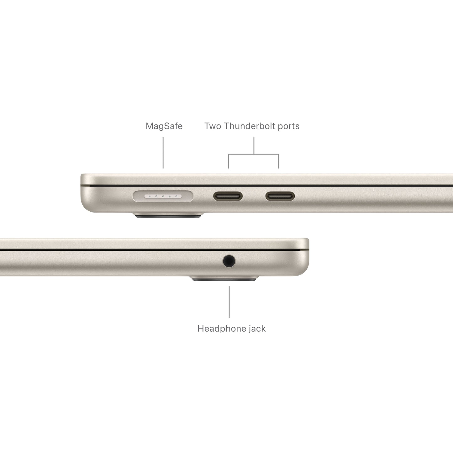 13-inch MacBook Air - M3 chip - 8-core CPU / 10-core GPU - 24GB - 512GB - Starlight