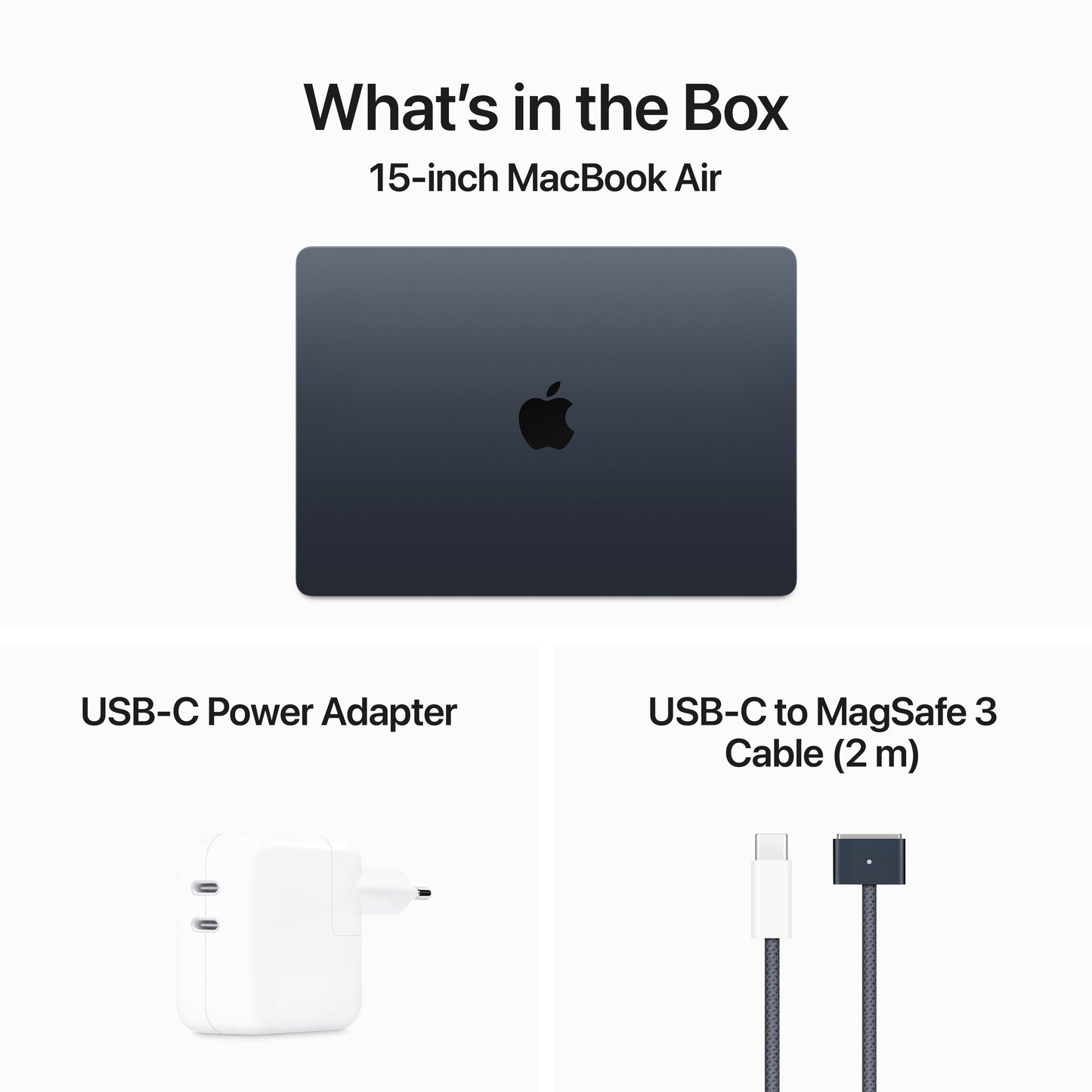 15-inch MacBook Air - M3 chip - 8-core CPU / 10-core GPU - 24GB - 512GB - Midnight