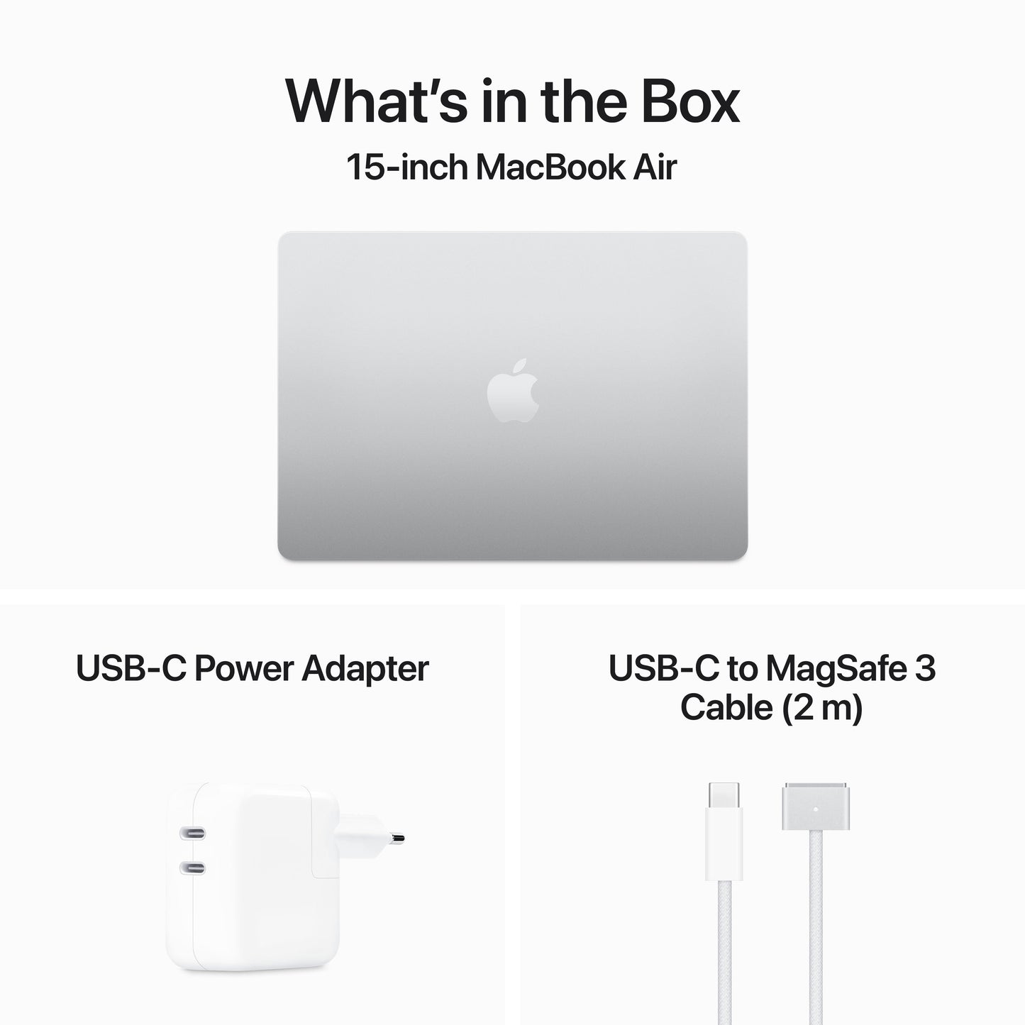 15-inch MacBook Air - M3 chip with 8-core CPU / 10-core GPU - 16GB - 512GB - Space Grey