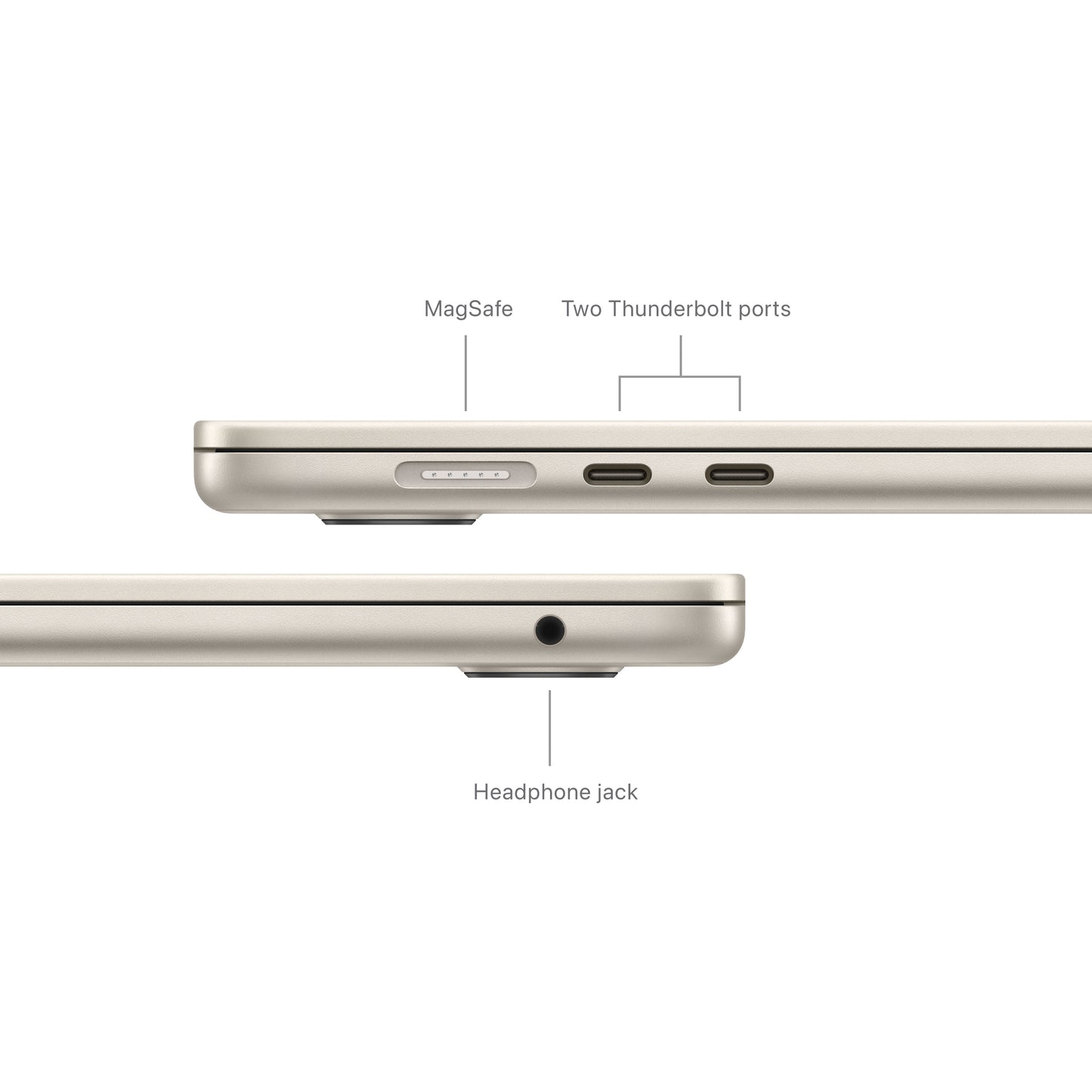 15-inch MacBook Air - M3 chip with 8-core CPU / 10-core GPU - 8GB - 512GB - Starlight