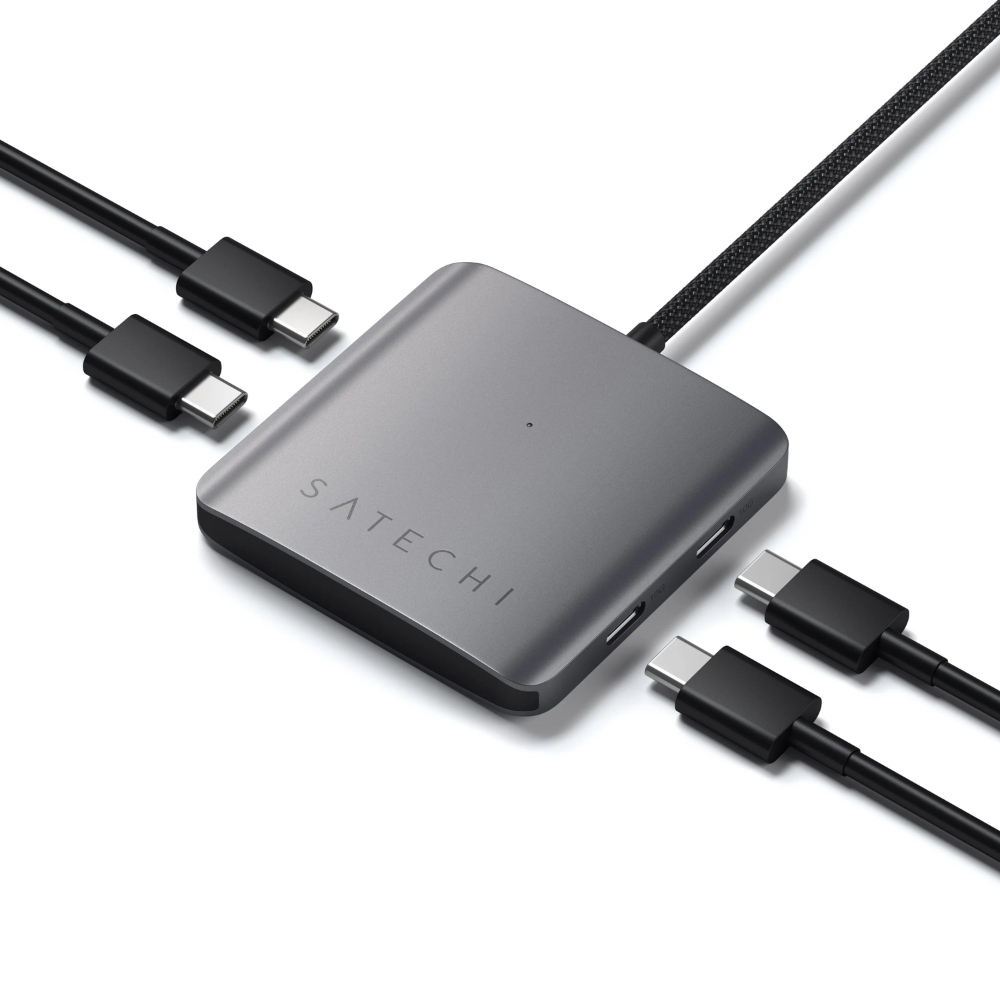 4 port USB C hub with PD