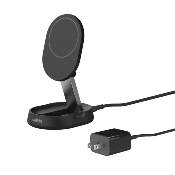 BOOST CHARGE™ PRO Convertible Qi2 15w Magnetic Charging Stand, w/o PSU, Black