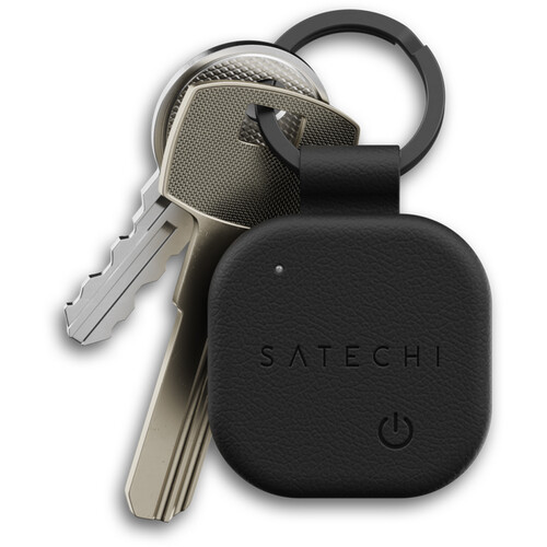 Vegan-Leather FindAll Keychain Black