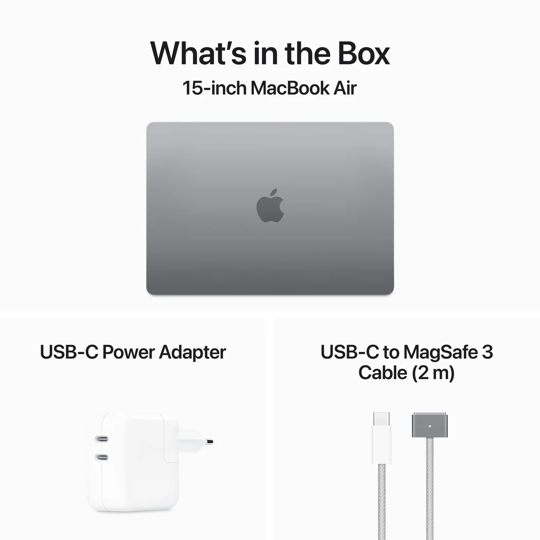 15-inch MacBook Air - M3 chip with 8-core CPU / 10-core GPU - 8GB - - Space Grey