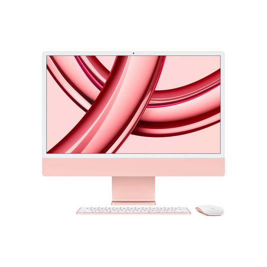 Apple 24-inch iMac - M3 chip with 8‑core CPU / 8‑core GPU - 256GB - Pink