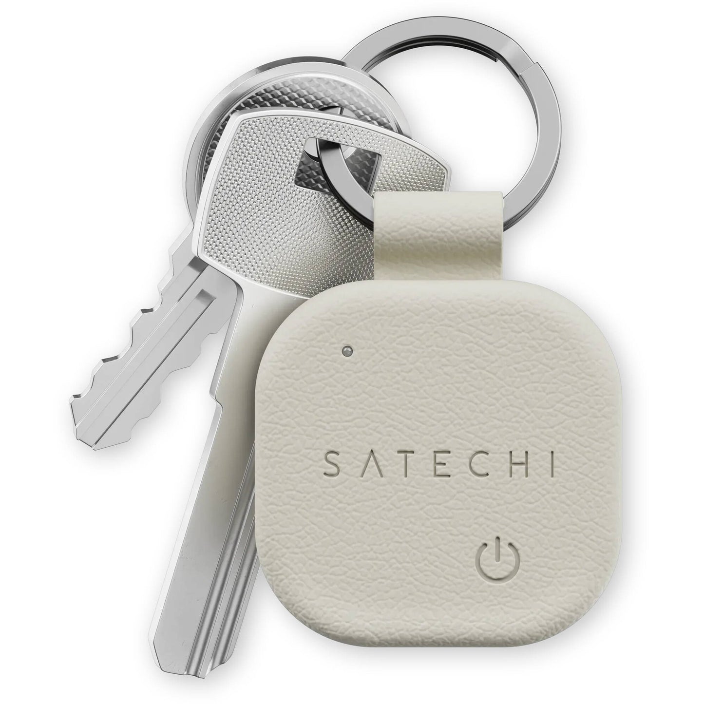 Vegan-Leather FindAll Keychain Sand