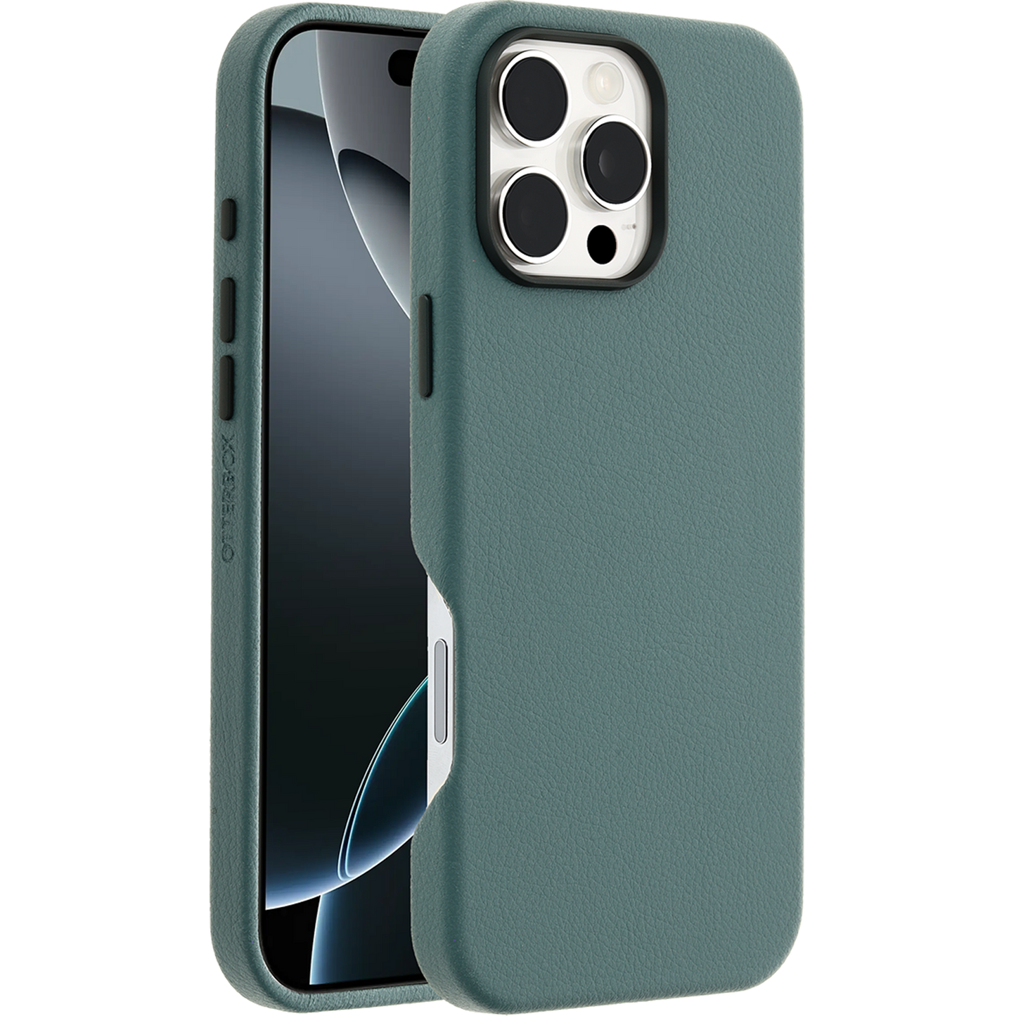 OtterBox Symmetry Cactus Leather - iPhone 16 Pro Max - Juniper Sprig (Green)