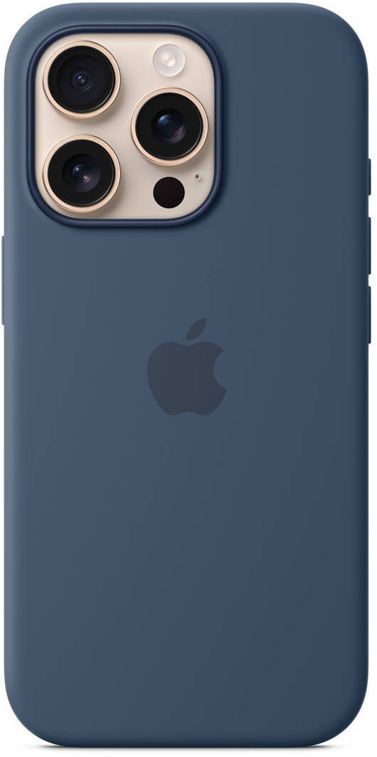 iPhone 16 Pro Silicone Case with MagSafe - Denim