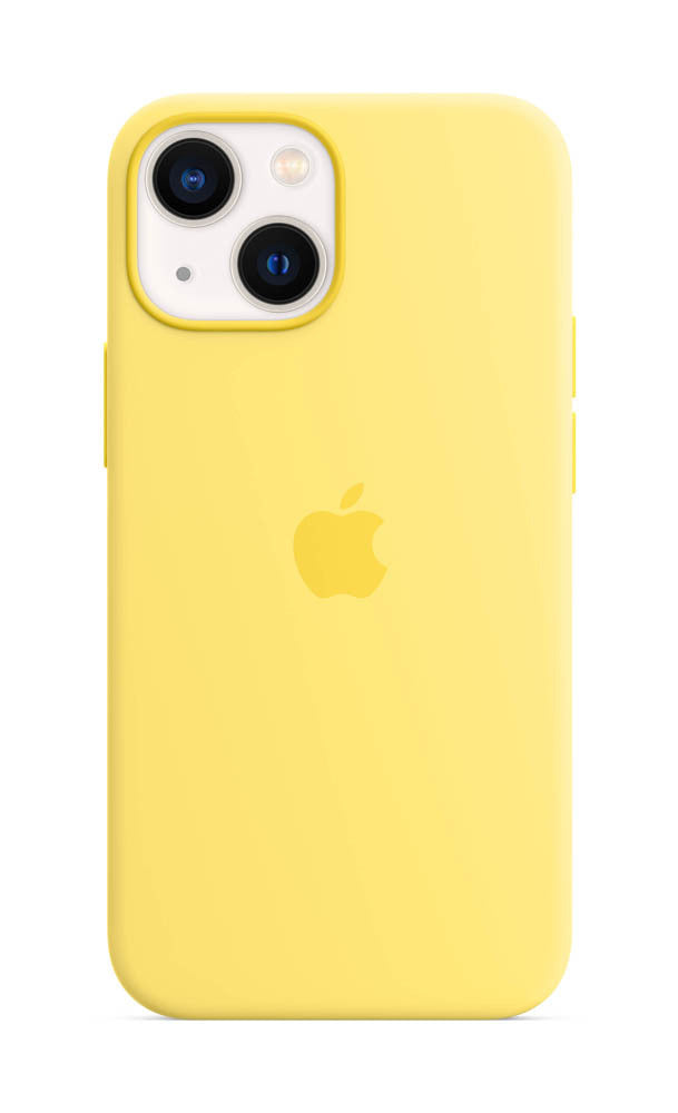 iPhone 13 mini Silicone Case with MagSafe - Lemon Zest