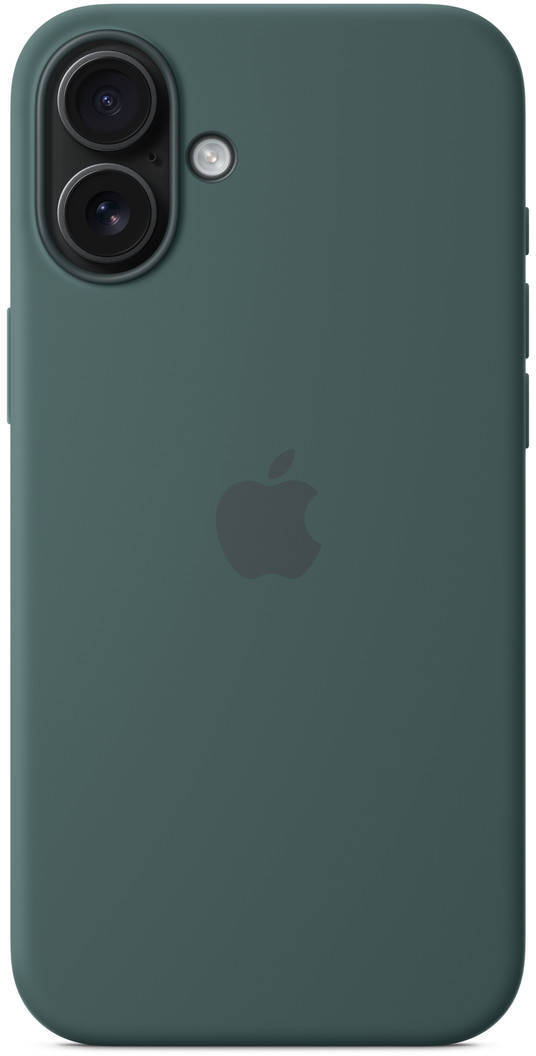 iPhone 16 Plus Silicone Case with MagSafe - Lake Green