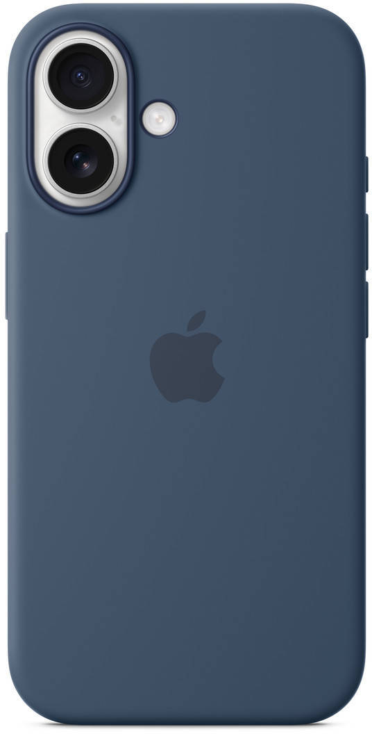 iPhone 16 Silicone Case with MagSafe - Denim