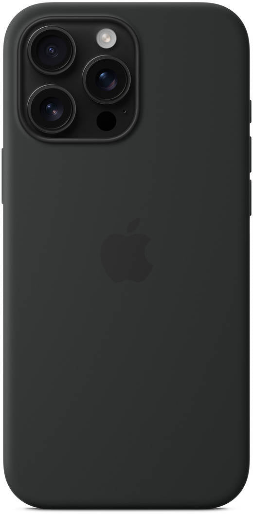 iPhone 16 Pro Max Silicone Case with MagSafe - Black