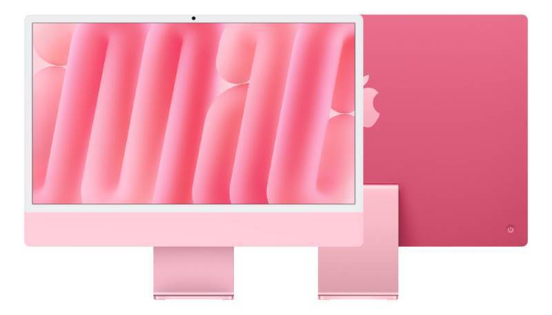 24-inch iMac with Retina 4.5K display: Apple M4 chip with 10-core CPU and 10-core GPU, 256GB SSD - Pink
