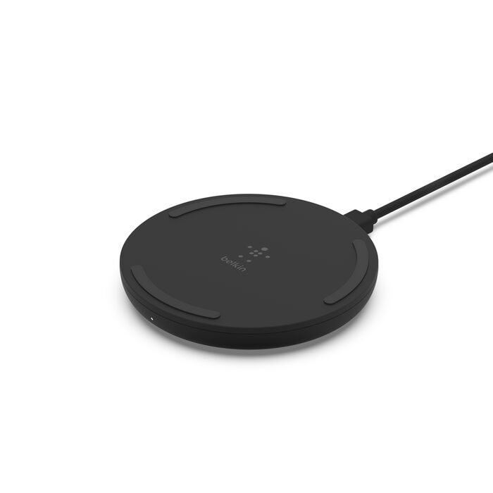 Belkin 10W Wireless Charging Pad with PSU & Micro USB Cable (Black)