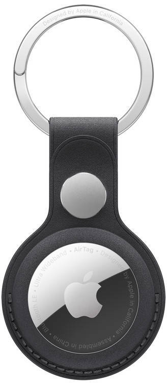 AirTag FineWoven Key Ring - Black