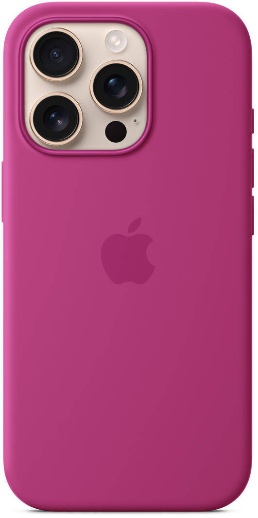 iPhone 16 Pro Silicone Case with MagSafe - Fuchsia