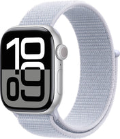 Apple Watch Series 10 - 46mm - Silver Aluminium Case with Blue Cloud Sport Loop