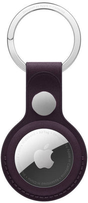 AirTag FineWoven Key Ring - Blackberry