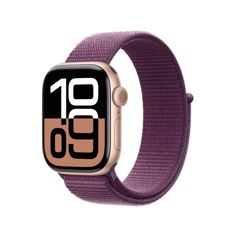 Apple_Watch_Series_10_42mm_GPS_Rose_Gold_Aluminum_Sport_Loop_Plum_PDP_Image_Position_1__GBEN
