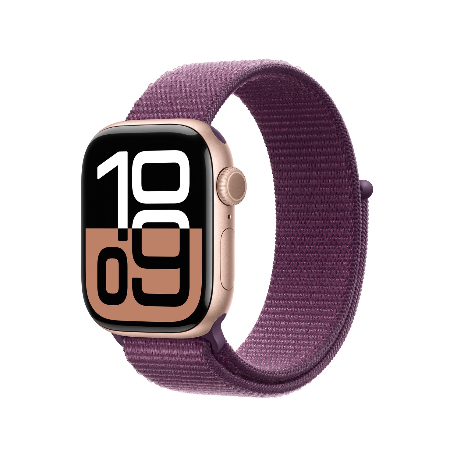 Apple_Watch_Series_10_42mm_GPS_Rose_Gold_Aluminum_Sport_Loop_Plum_PDP_Image_Position_1__GBEN