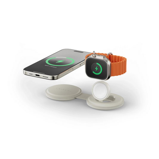 On the Go 2in1 Wireless Charger - Sand