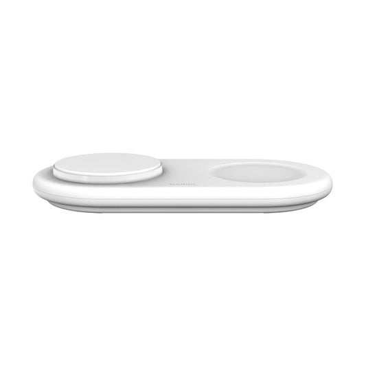 BOOST CHARGE™ PRO 2in1 Qi2 15w Magnetic Charging Pad, White
