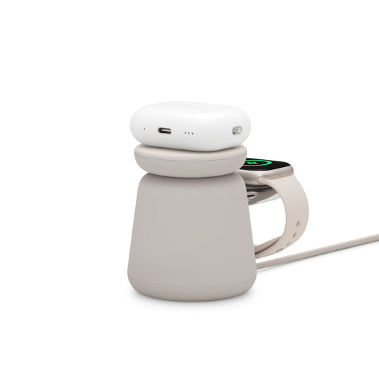 BOOST CHARGE™ PRO 2in1 MagSafe 15w Charging Stand, Sand