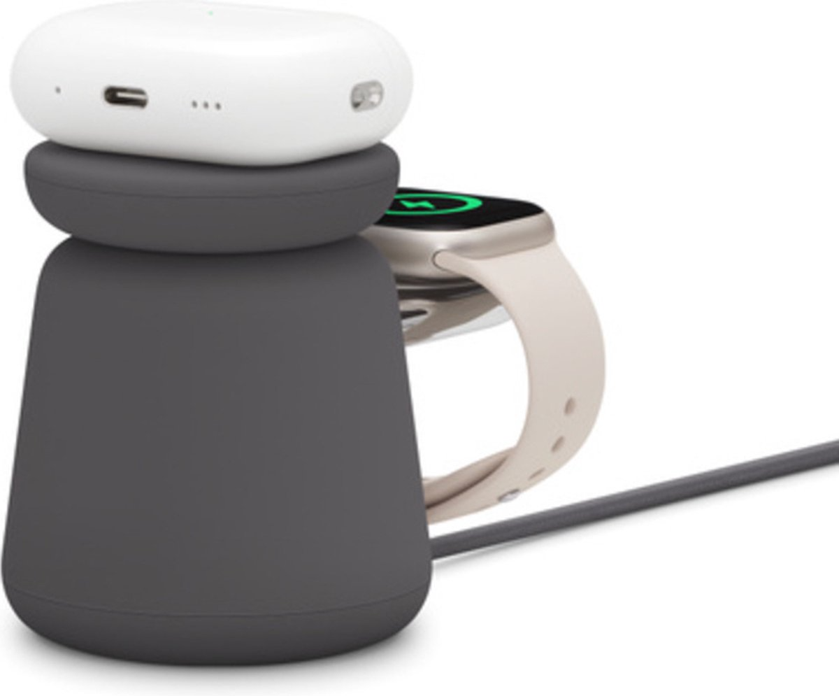 BOOST CHARGE™ PRO 2in1 MagSafe 15w Charging Stand, Charcoal