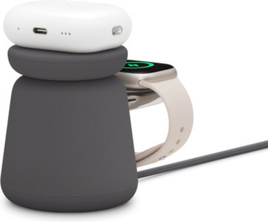 BOOST CHARGE™ PRO 2in1 MagSafe 15w Charging Stand, Charcoal