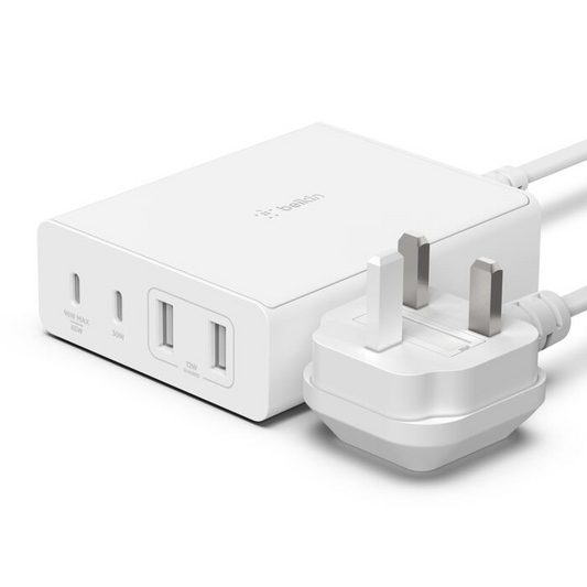 Belkin 108W 4-Ports USB Desktop Charger (Dual USB-C and Dual USB-A)