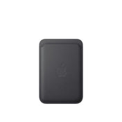 Vegan Leather Magnetic Wallet Stand - Black