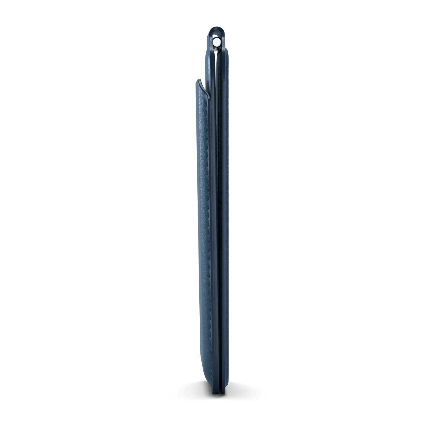 Vegan Leather Magnetic Wallet Stand - Blue