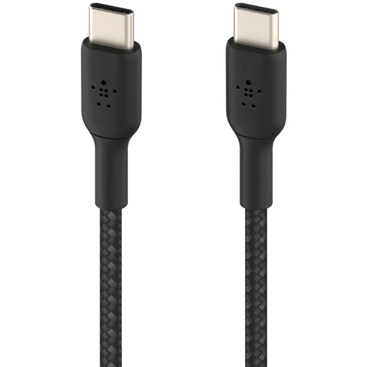 BOOST CHARGE™ 100w USB-C to USB-C 2.0 Braided Cable 2M Black